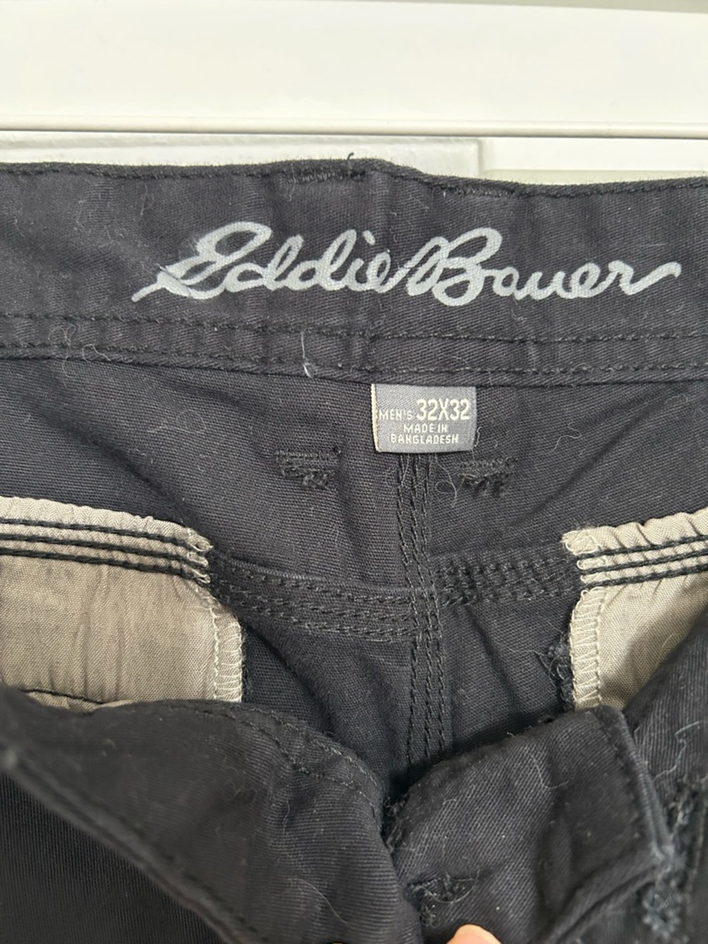 Eddie Bauer Black Cargo Pants